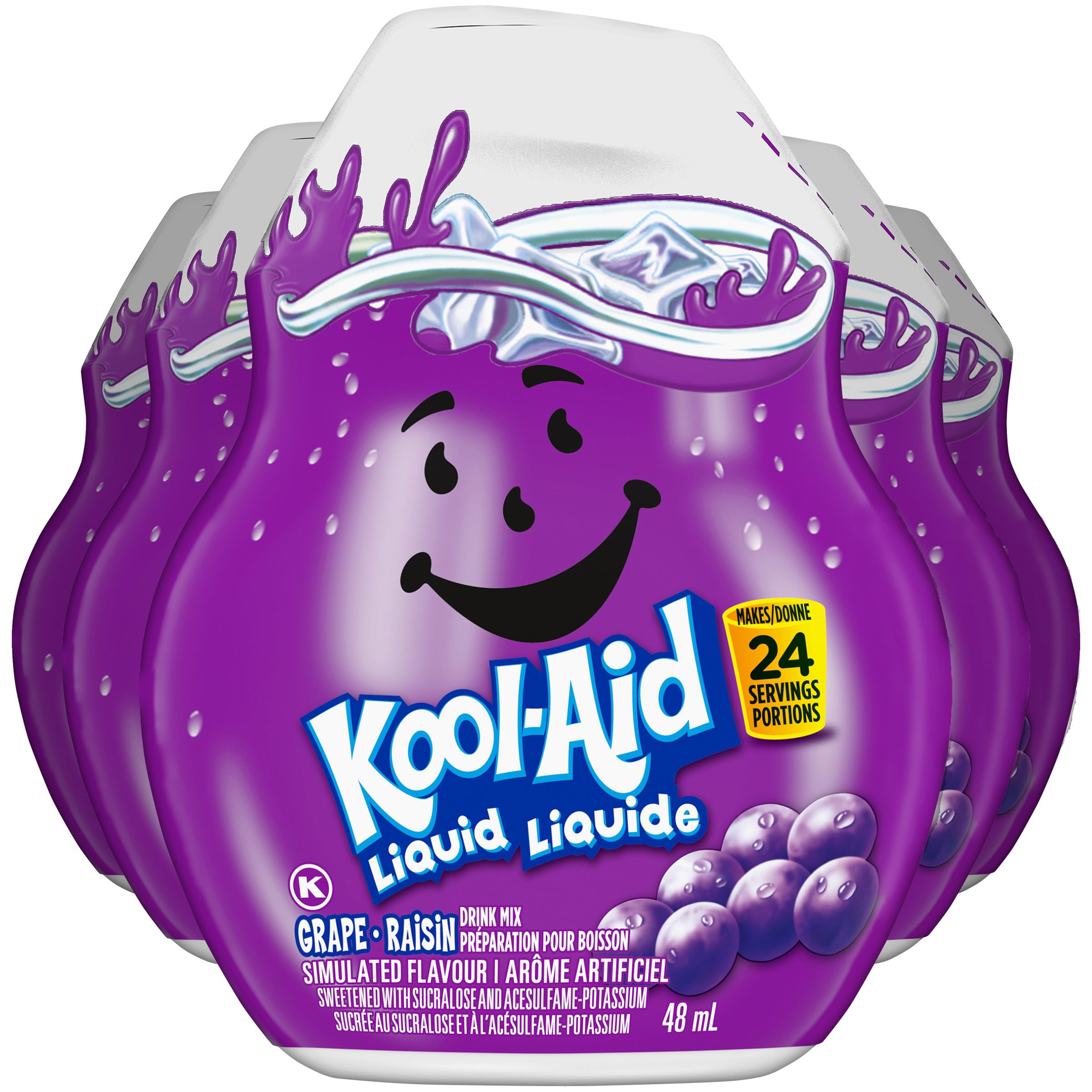 アクセサリー kool.kool.kool.1 Kool-Aid Grape Liquid Drink Mix, 48 mL Bottle (Pack of 12